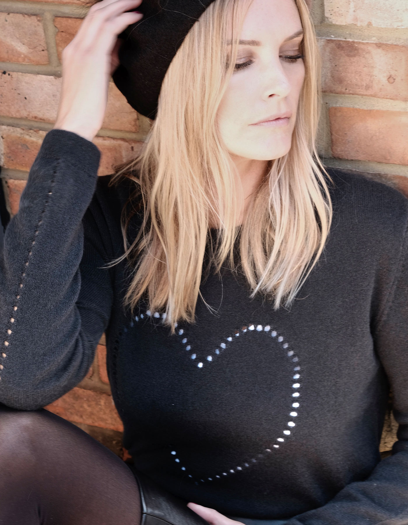 Heart Holes Cashmere by Malin Darlin