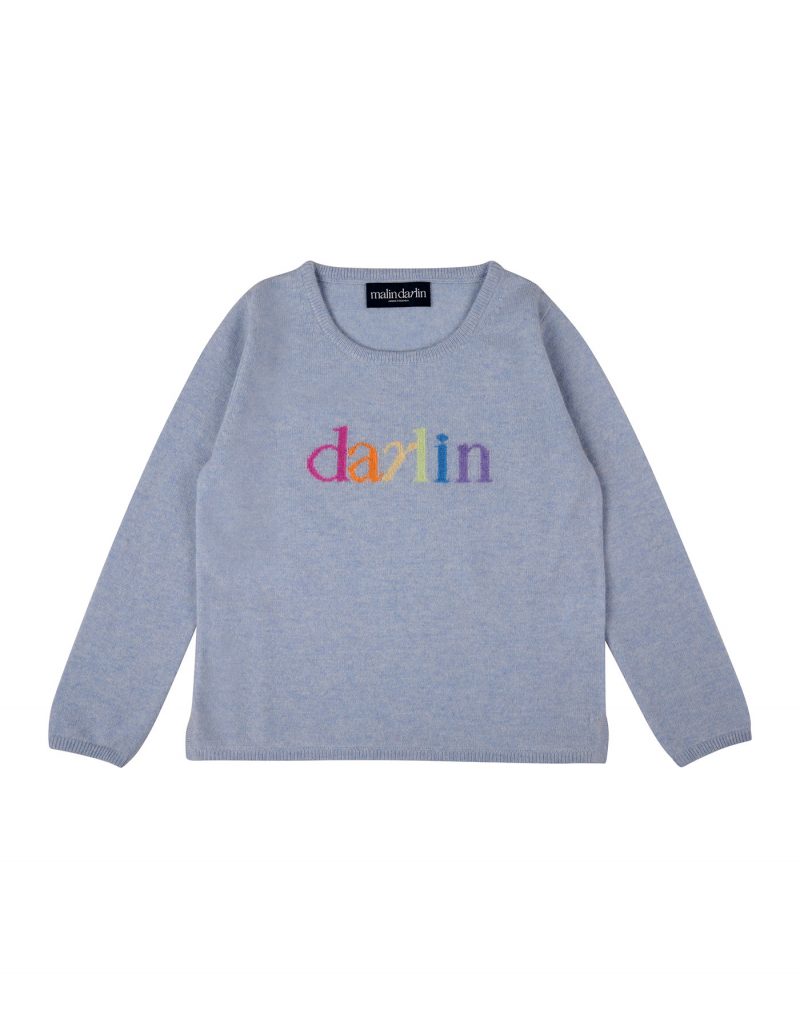 Crew neck girls designer cashmere jumpers.