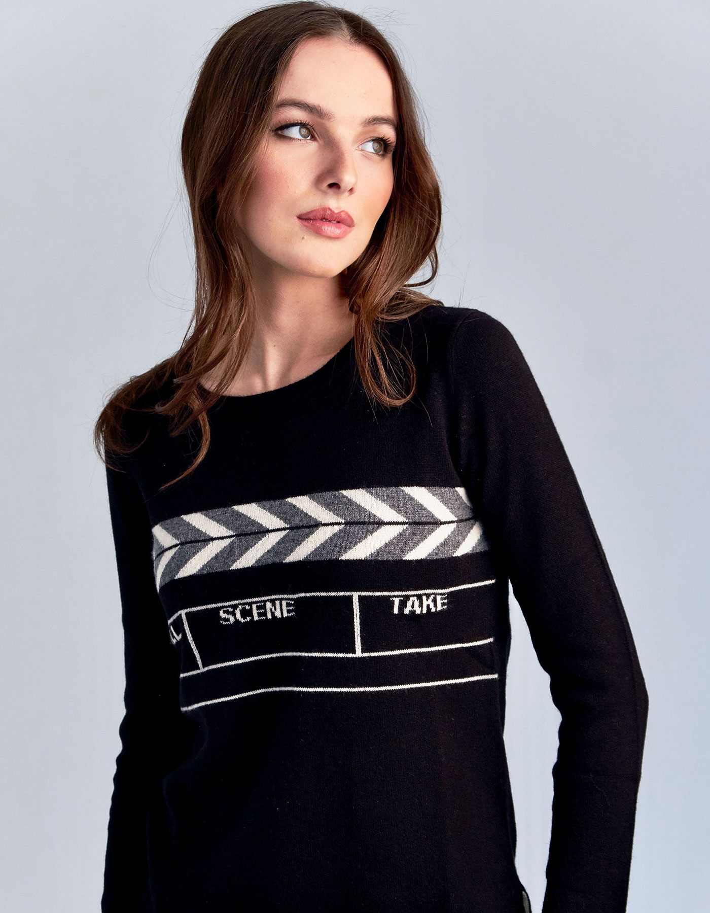 malin darlin Scene black cashmere jumpers.