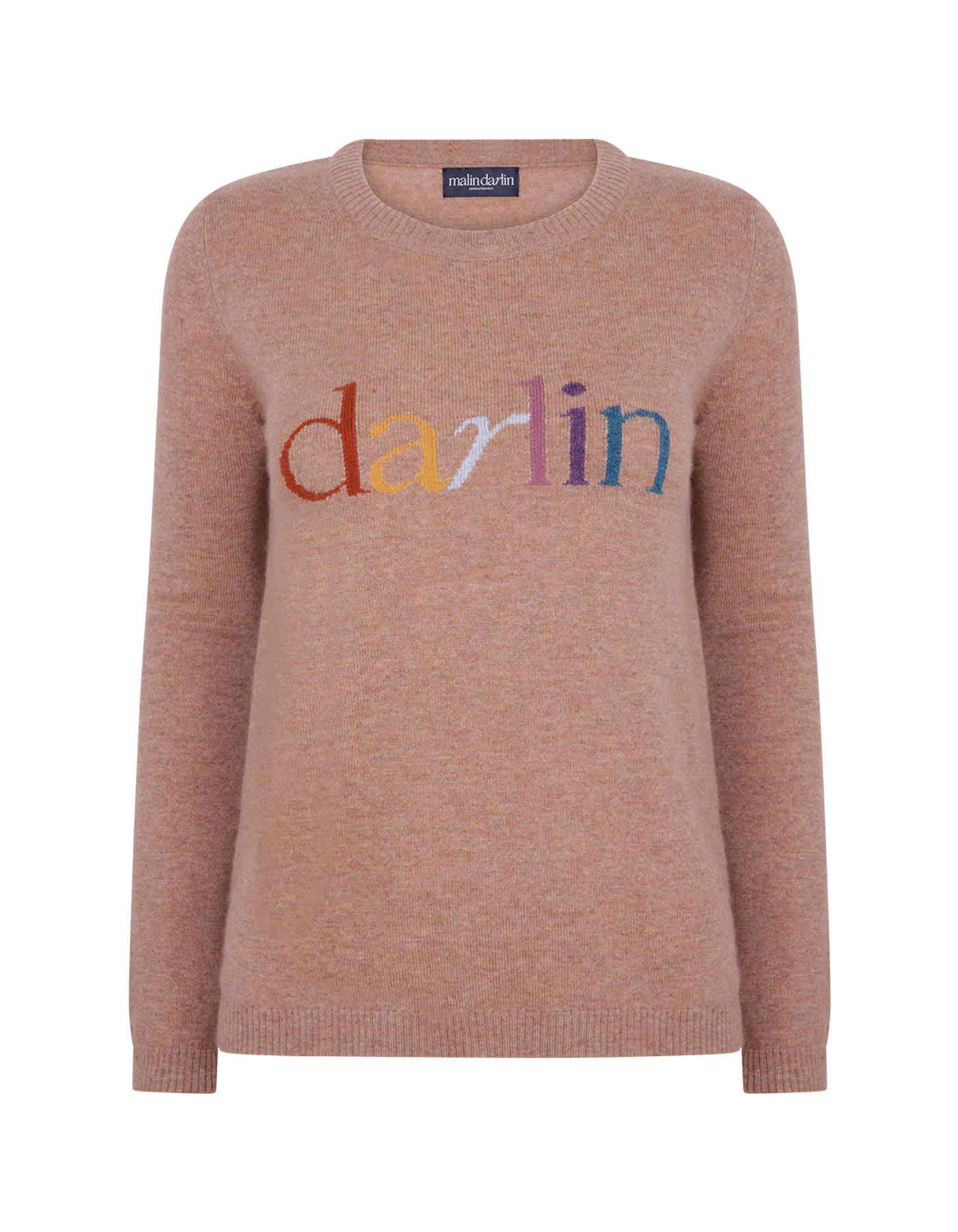Signature malin Darlin beige cashmere jumpers.