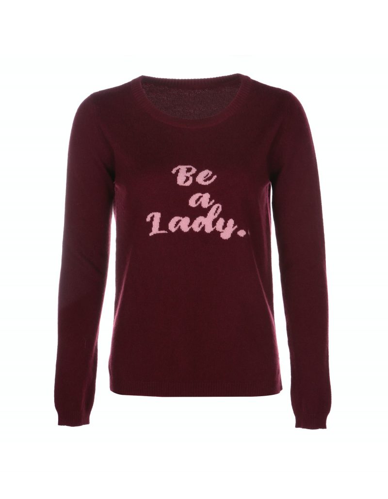 Lady Garden malin darlin charity Be a Lady cashmere jumpers in scout green colourway.