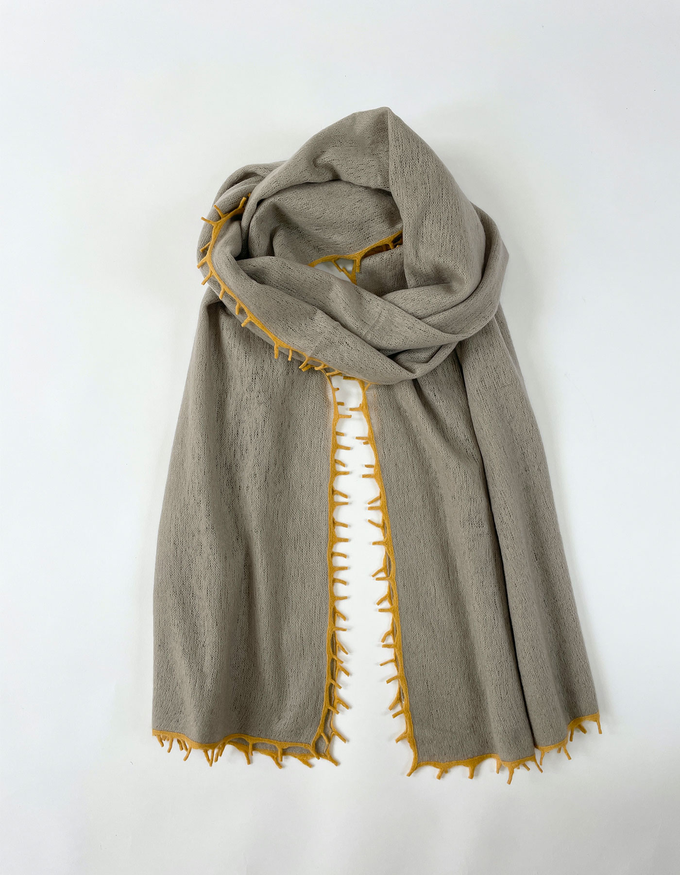 Julia Felted Contrast Scarf