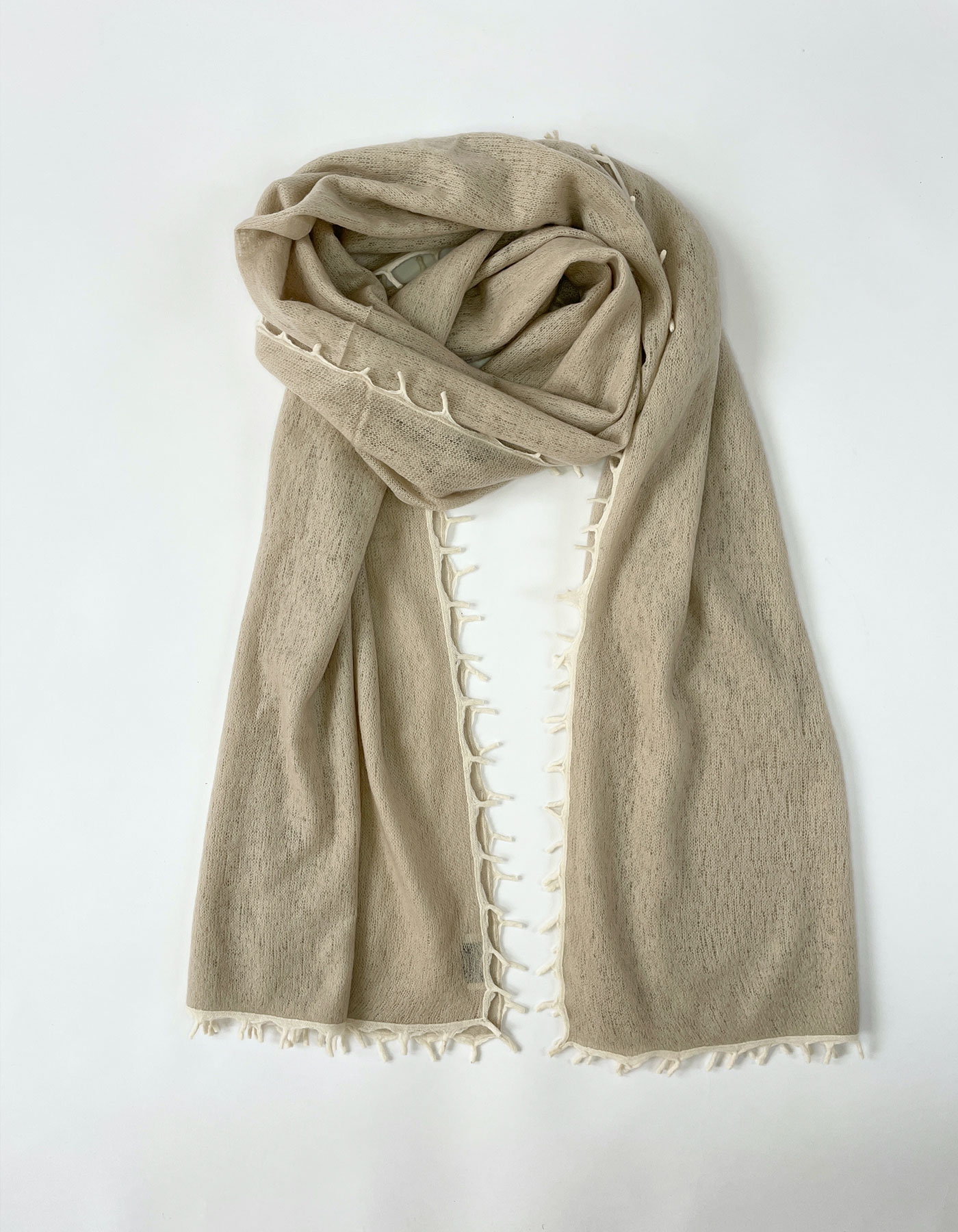 Liz Felted Contrast Scarf